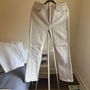 High rise slim flared jeans